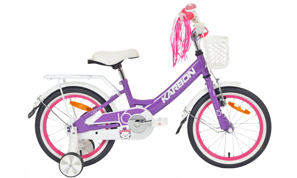 Polkupyörä Karbon Tiara 16 violet - 1