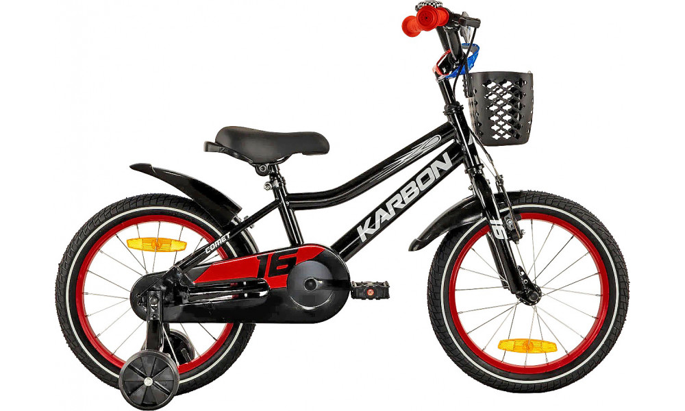 Polkupyörä Karbon Comet 16 black 