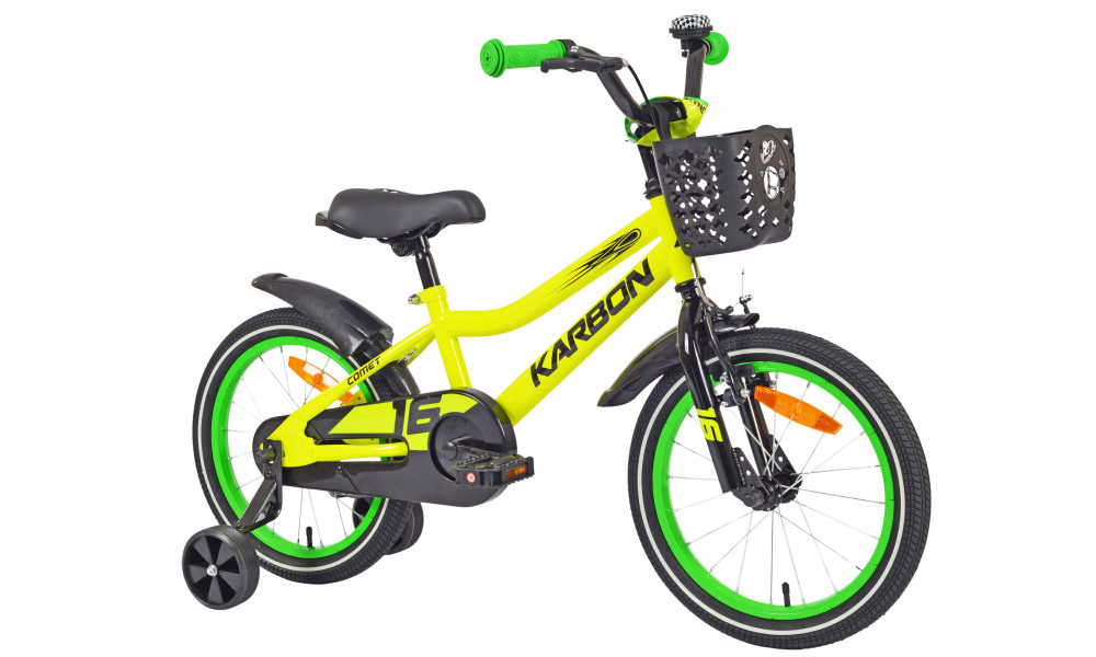 Polkupyörä Karbon Comet 16 lime - 9