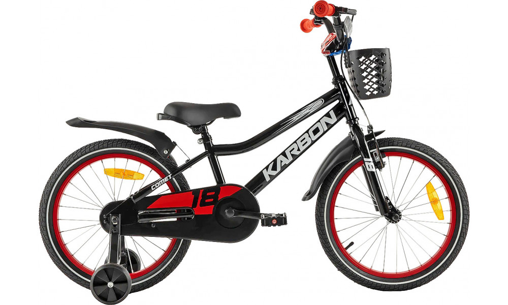 Polkupyörä Karbon Comet 18 black 