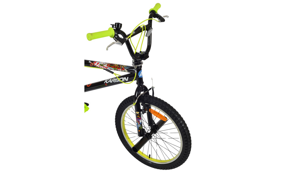 Polkupyörä Karbon BMX 20 black-lime - 5