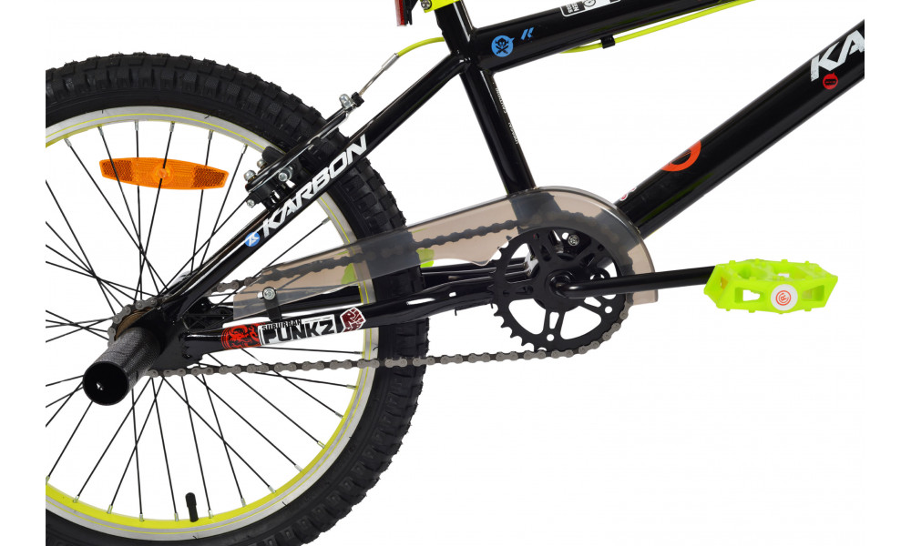 Polkupyörä Karbon BMX 20 black-lime - 6