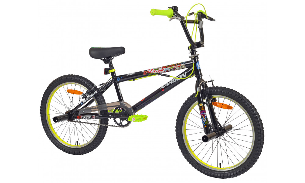 Polkupyörä Karbon BMX 20 black-lime - 8