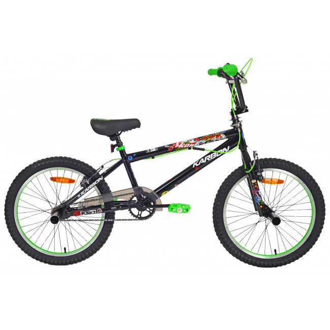 Polkupyörä Karbon BMX 20 black-green