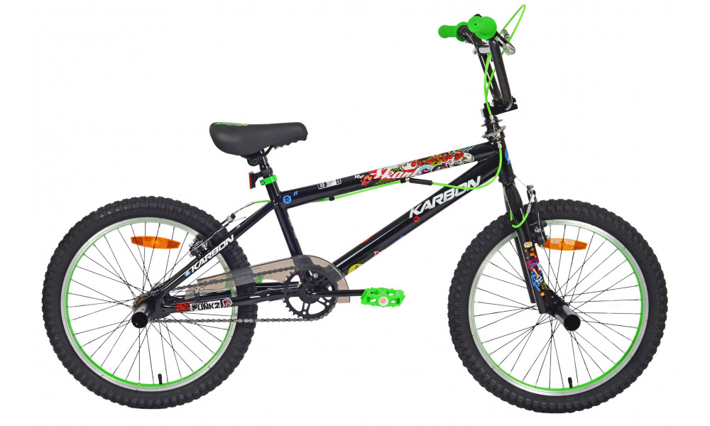Polkupyörä Karbon BMX 20 black-green - 1
