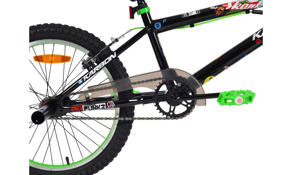 Polkupyörä Karbon BMX 20 black-green - 2