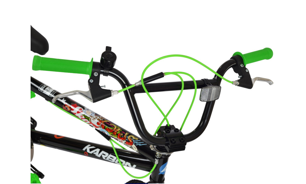Polkupyörä Karbon BMX 20 black-green - 3