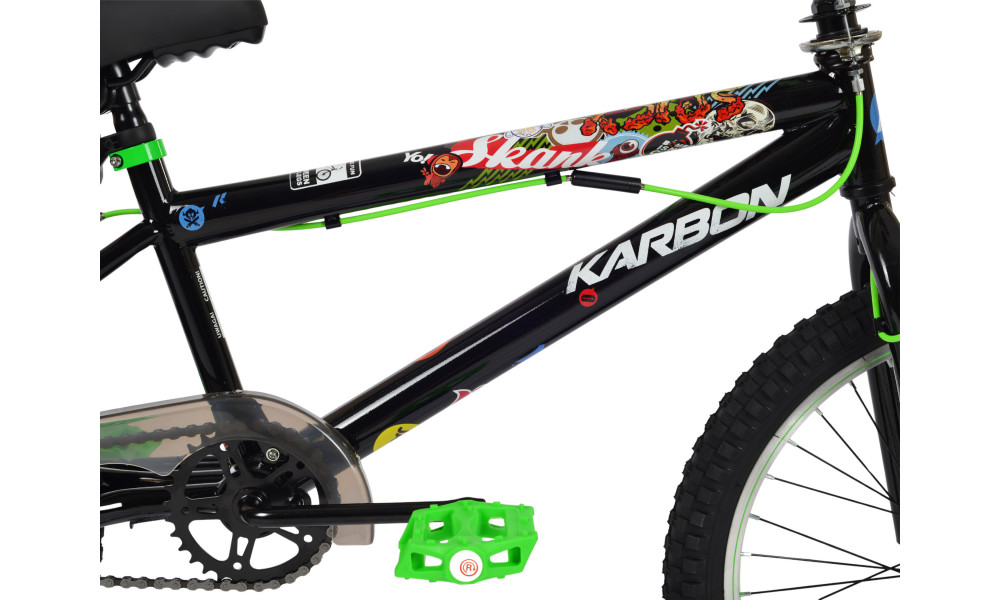 Polkupyörä Karbon BMX 20 black-green - 4