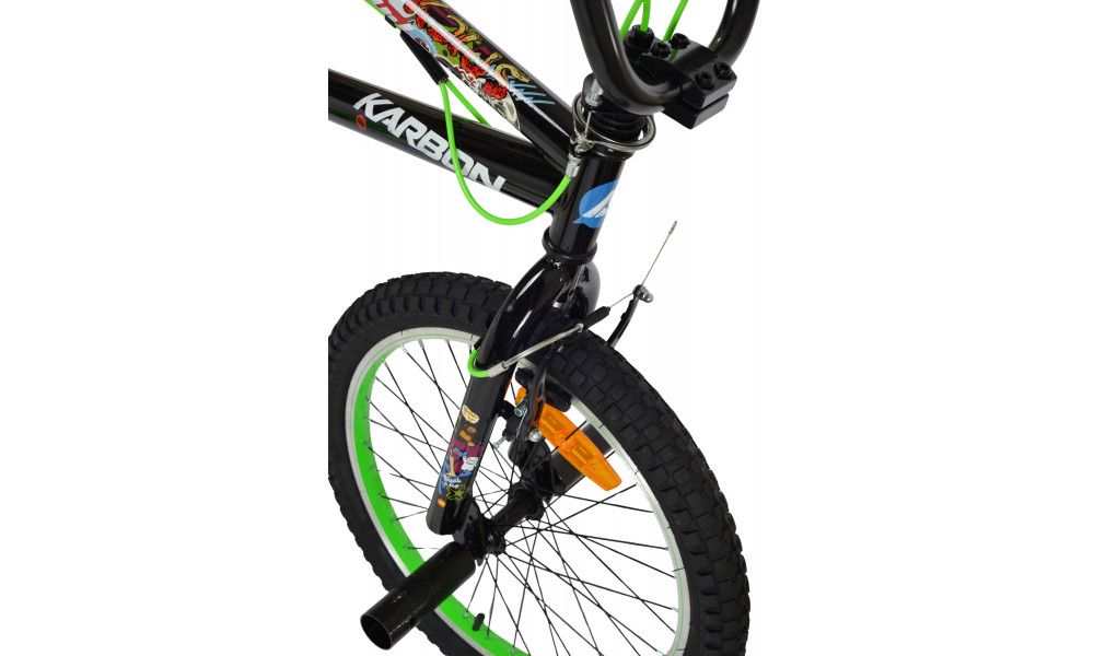 Polkupyörä Karbon BMX 20 black-green - 5