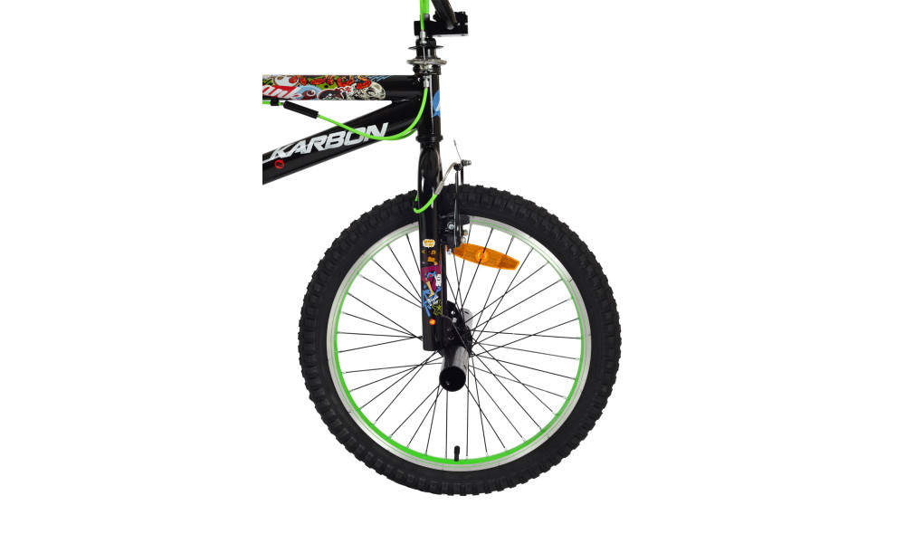 Polkupyörä Karbon BMX 20 black-green - 8