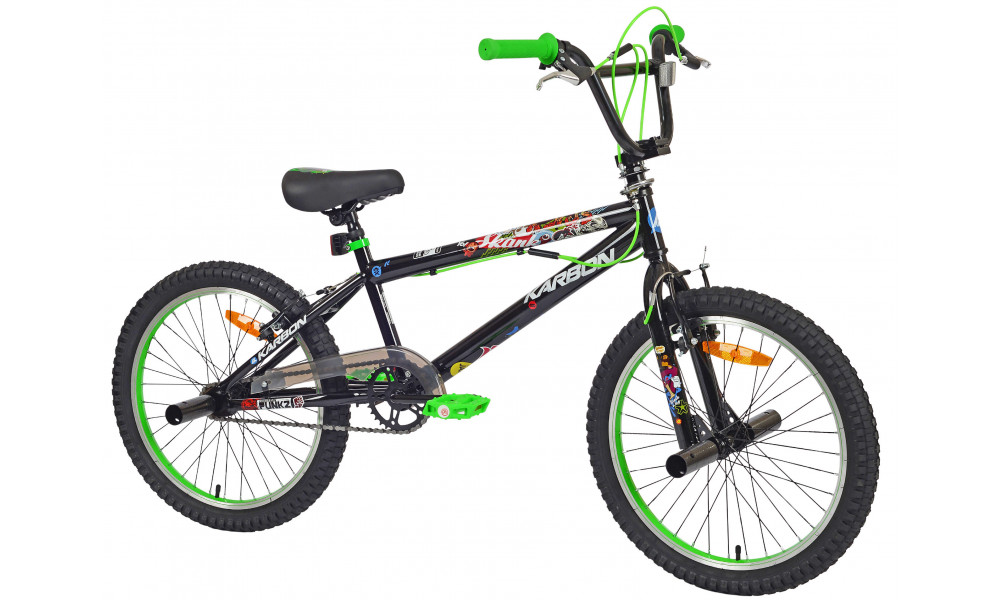 Polkupyörä Karbon BMX 20 black-green - 9
