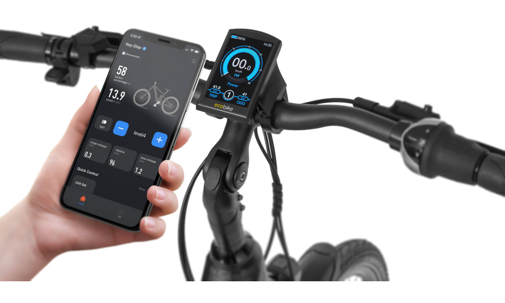 Sähköpyörä Ecobike LX Black 556.8Wh - 3