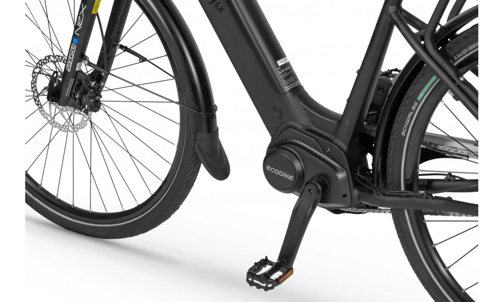 Sähköpyörä Ecobike LX Black 672Wh - 10