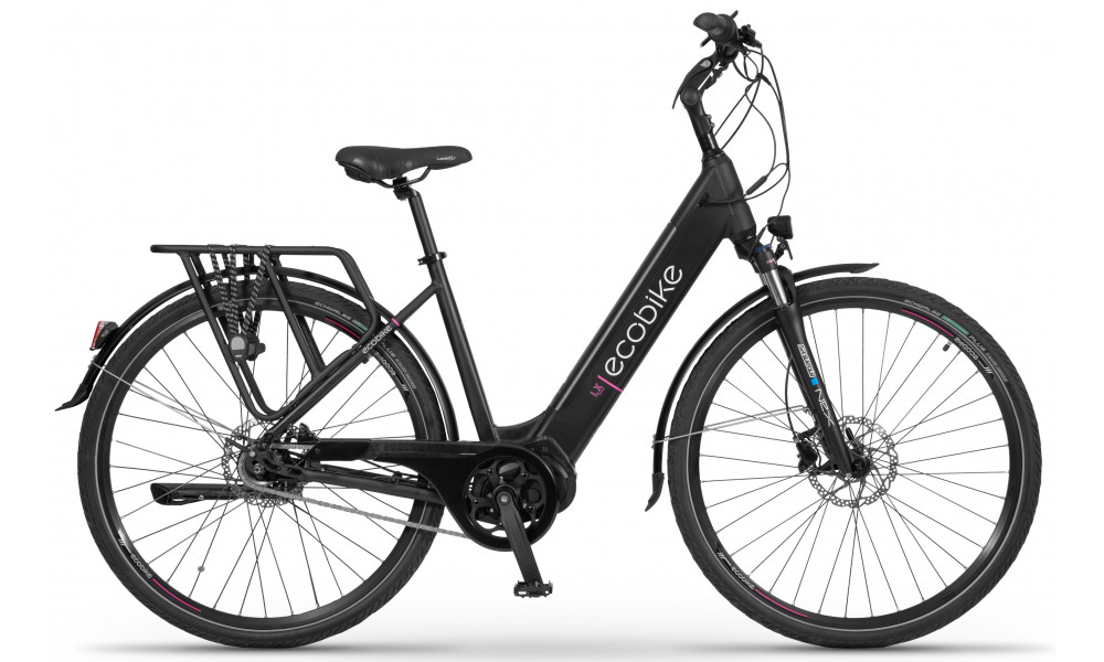 Sähköpyörä Ecobike LX Black V2 672Wh - 1