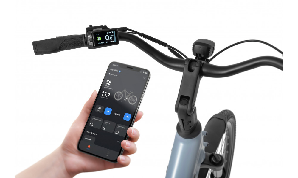 Sähköpyörä Ecobike LX100 Automatic Pearl 630Wh - 5