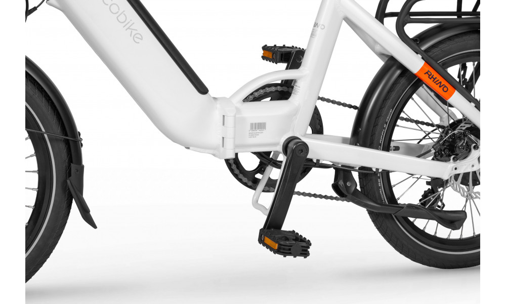 Sähköpyörä Ecobike Rhino Arctic White 504Wh - 2