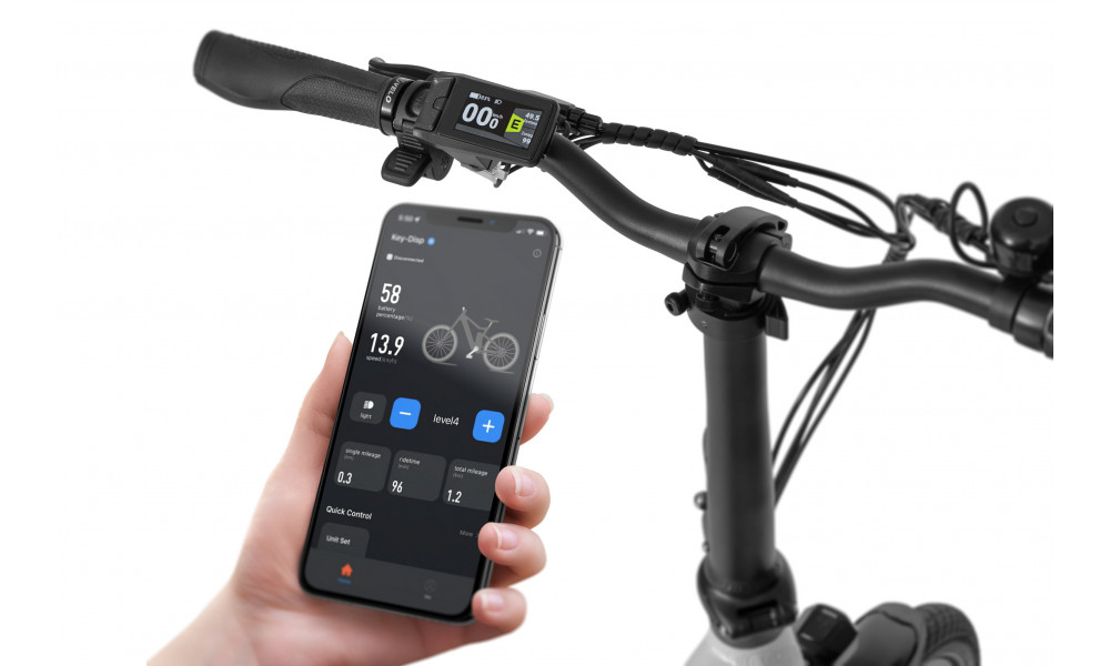 Sähköpyörä Ecobike Rhino Arctic White 504Wh - 5