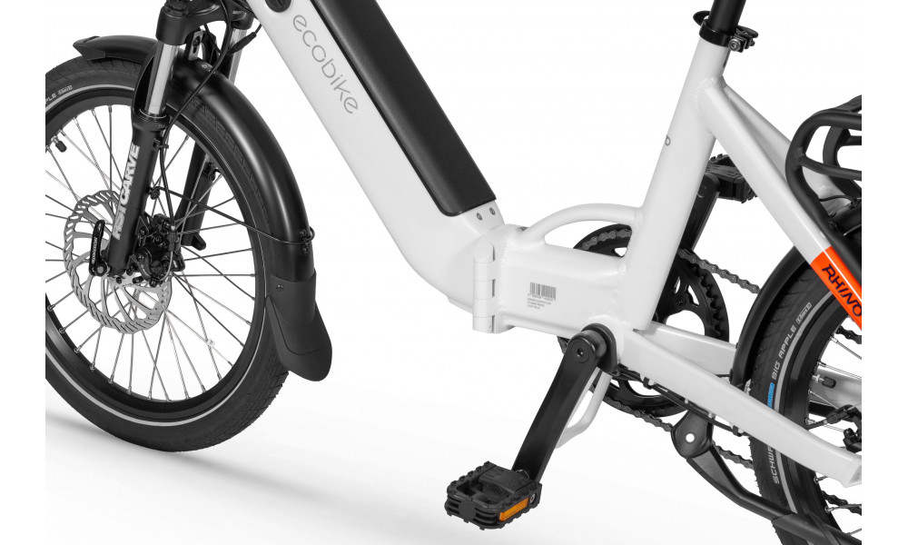Sähköpyörä Ecobike Rhino Arctic White 504Wh - 12