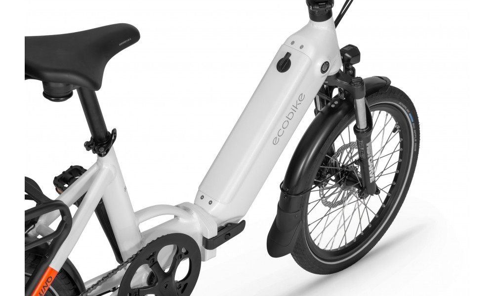 Sähköpyörä Ecobike Rhino Arctic White 630Wh - 4