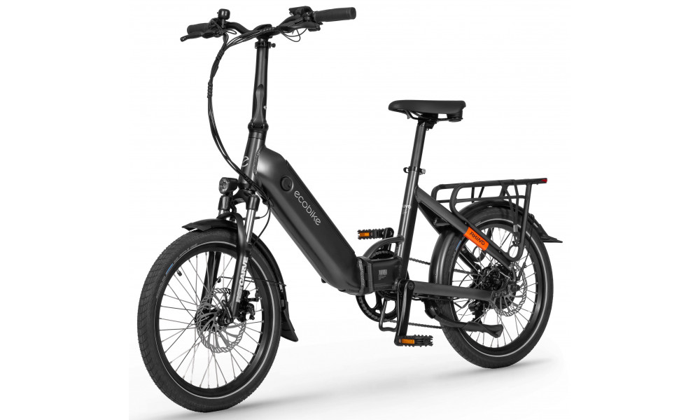 Sähköpyörä Ecobike Rhino Black 504Wh - 6