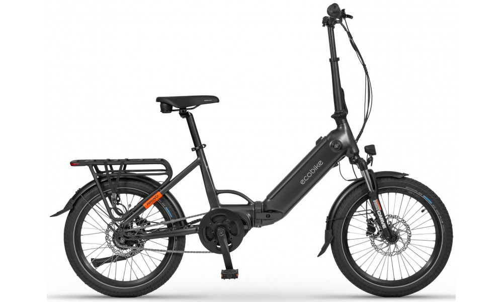 Sähköpyörä Ecobike Rhino Cruise Black 630Wh - 1