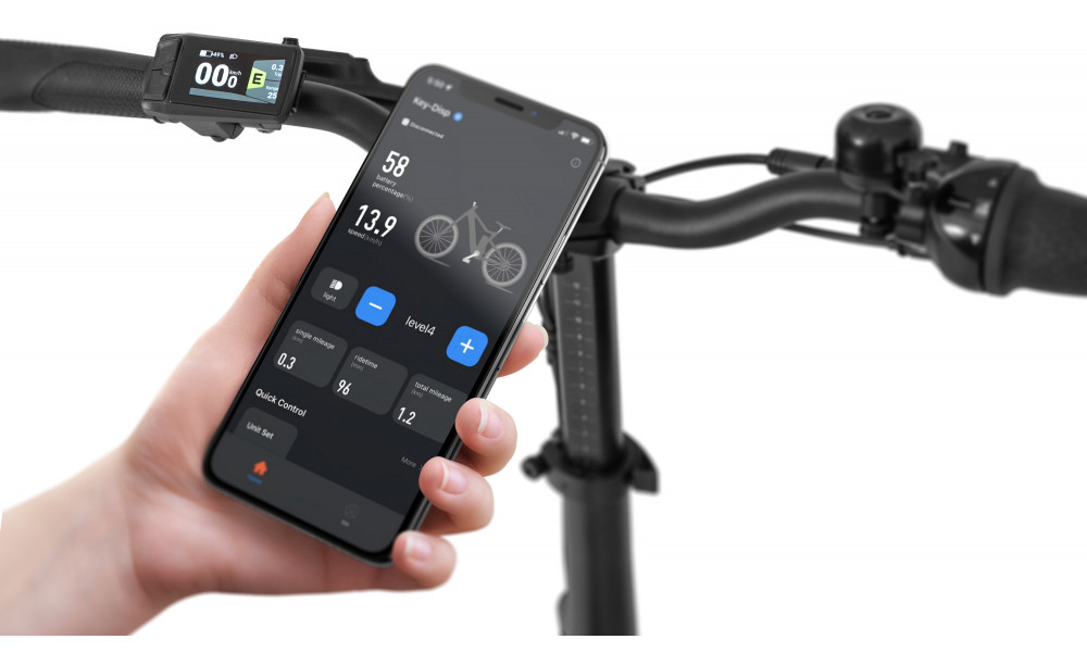 Sähköpyörä Ecobike Rhino Cruise Black 630Wh - 3