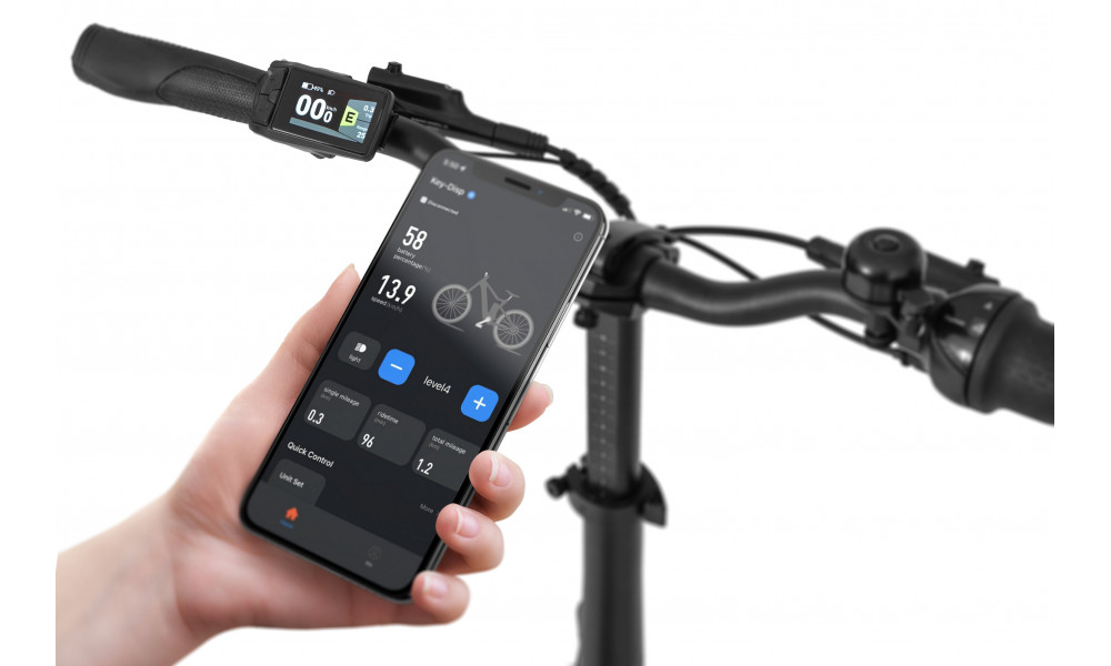 Sähköpyörä Ecobike Rhino Cruise White 504Wh - 26