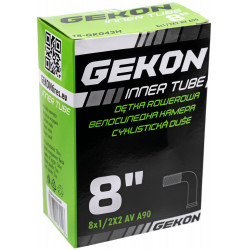 Sisäkumi Gekon 8" 1/2 x 2 AV 90o valve (e-scooter)