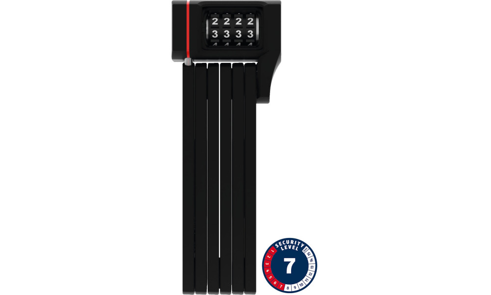 Lukko Abus Folding Bordo uGrip 5700C/80 BK SH 