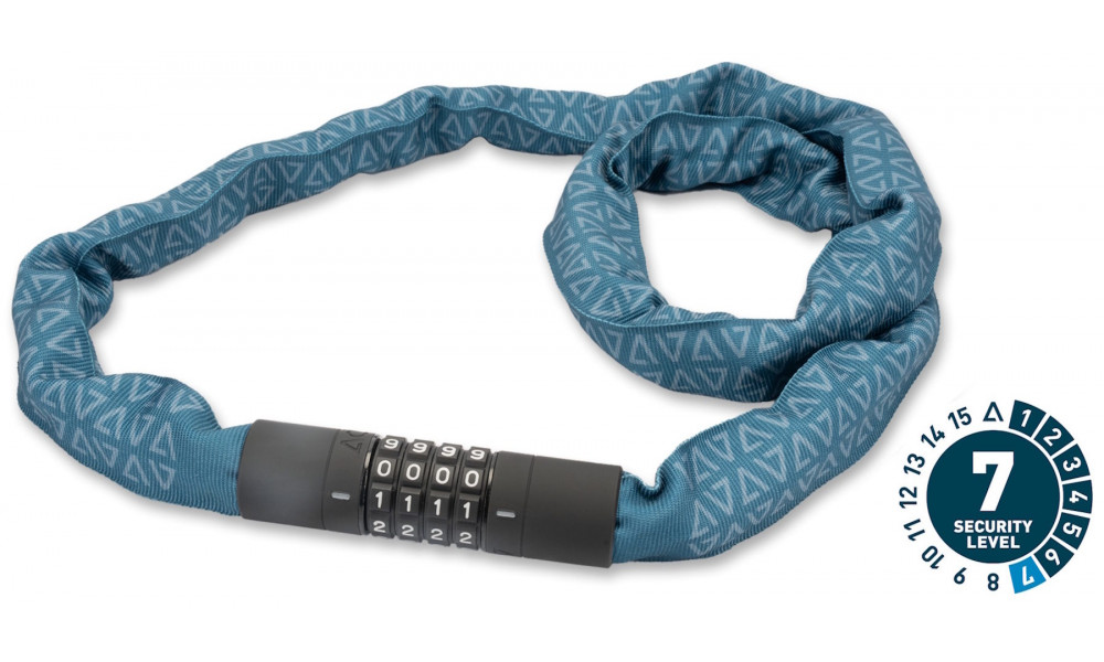 Lukko ACID chain combination Corvid C120 6x1200mm blue - 1