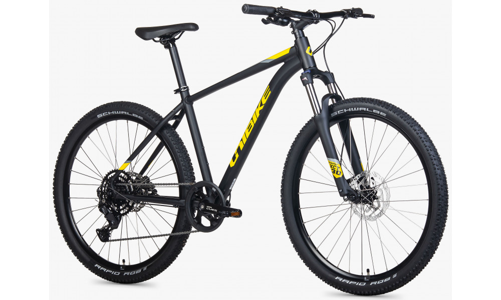 Polkupyörä Unibike Shadow 27.5 2026 black-yellow - 2
