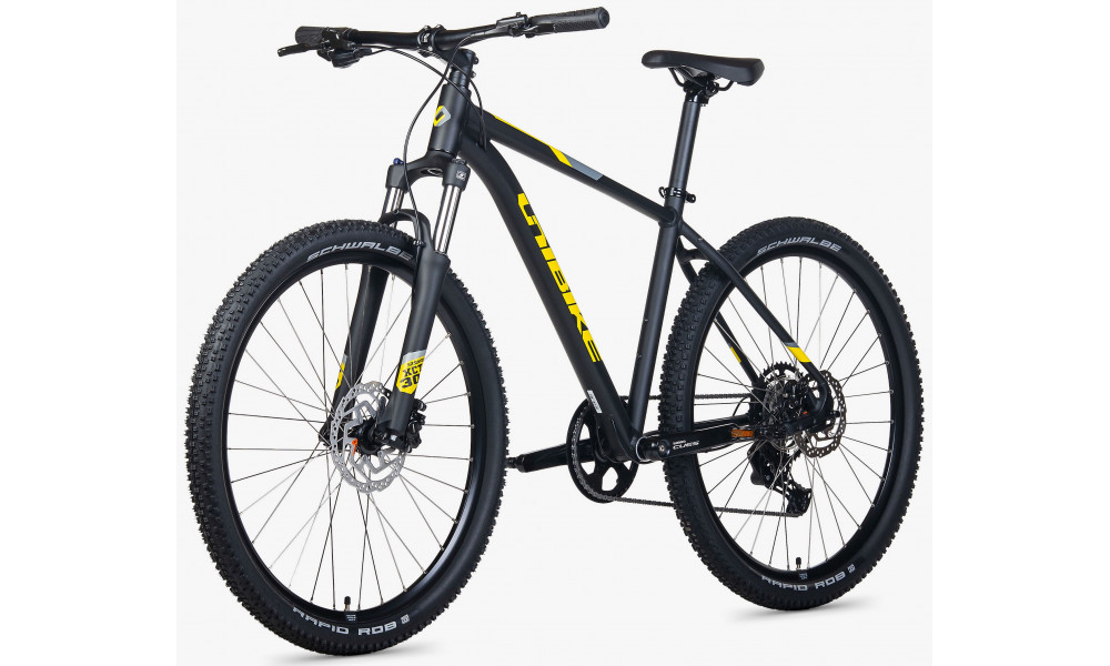 Polkupyörä Unibike Shadow 27.5 2026 black-yellow - 3