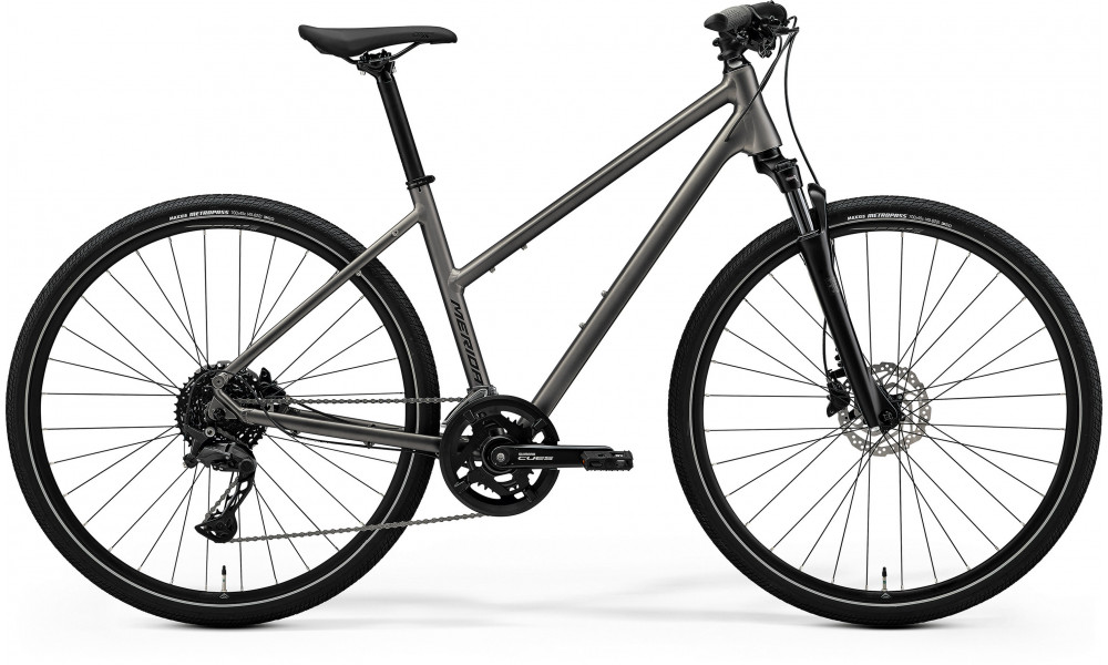 Polkupyörä Merida Crossway 300 Lady 2026 silk warm slate grey(black) 