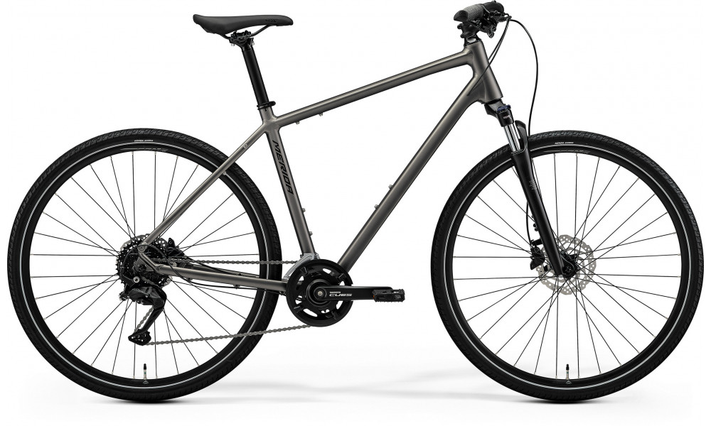 Polkupyörä Merida Crossway 100 2026 silk warm slate grey(black) 