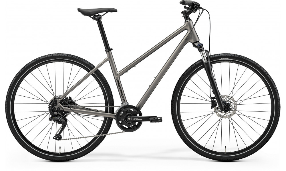 Polkupyörä Merida Crossway 100 Lady 2026 silk warm slate grey(black) 