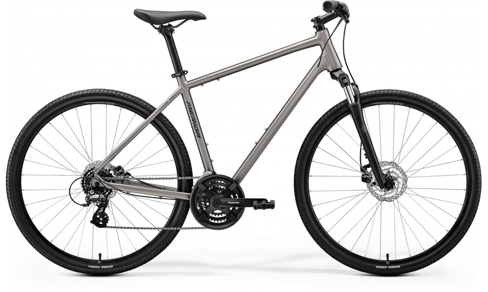 Polkupyörä Merida Crossway 10 2026 silk warm slate grey(black) 