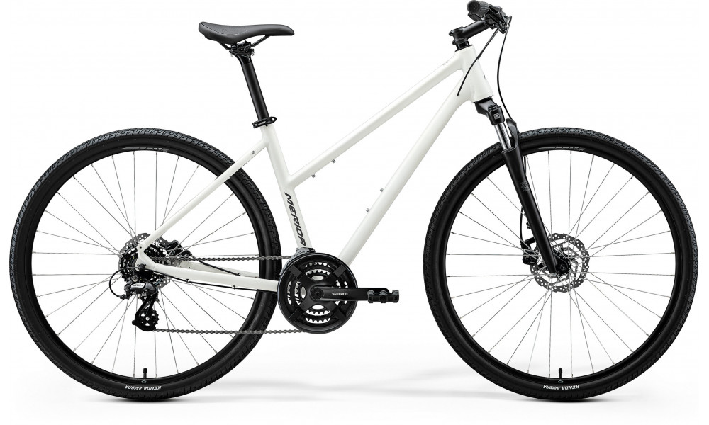 Polkupyörä Merida Crossway 10 Lady 2026 silk white(grey) 