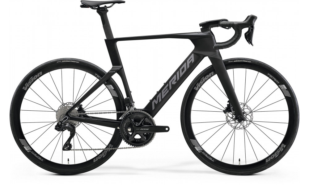 Polkupyörä Merida Reacto 5000 2027 silk black(gunmetal grey) 