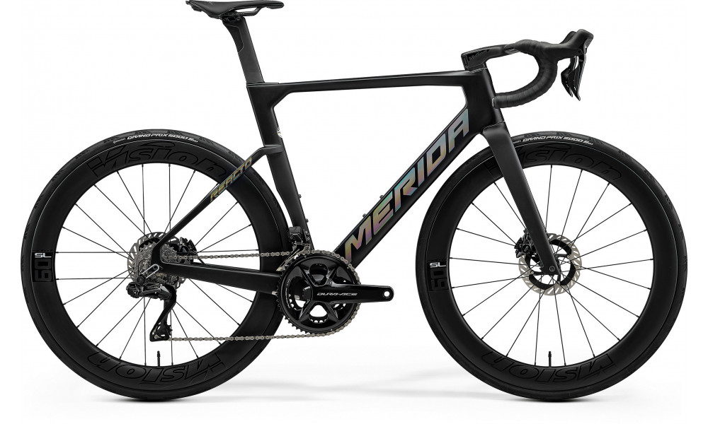 Polkupyörä Merida Reacto Team 2026 silk black(glossy dark silver) 