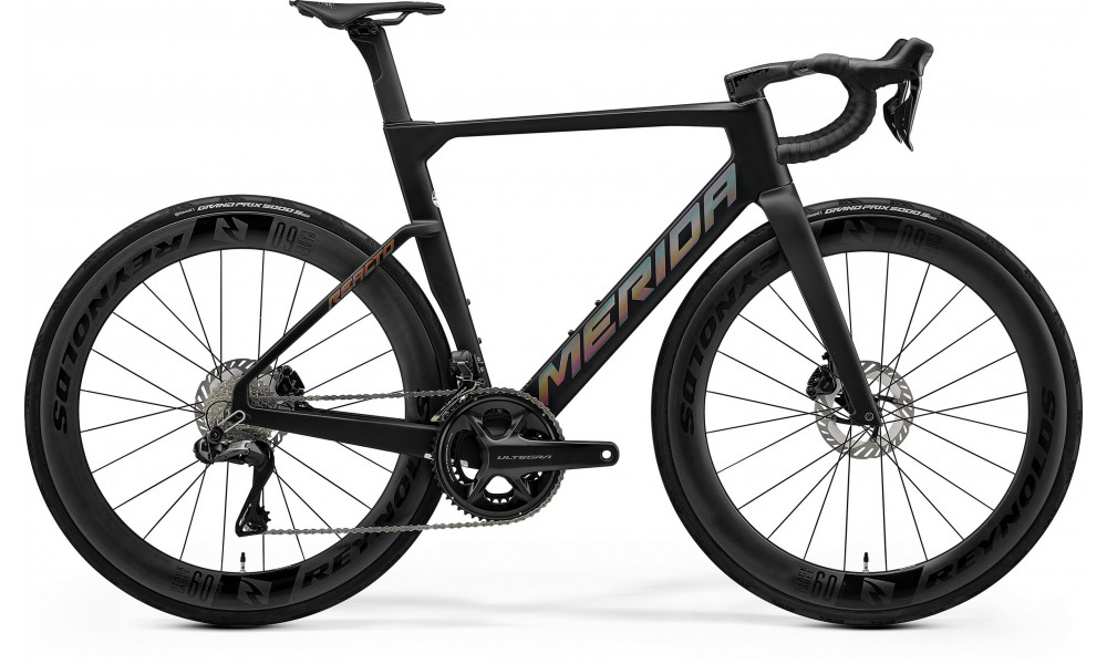 Polkupyörä Merida Reacto 9000 2026 silk black(glossy dark silver) 