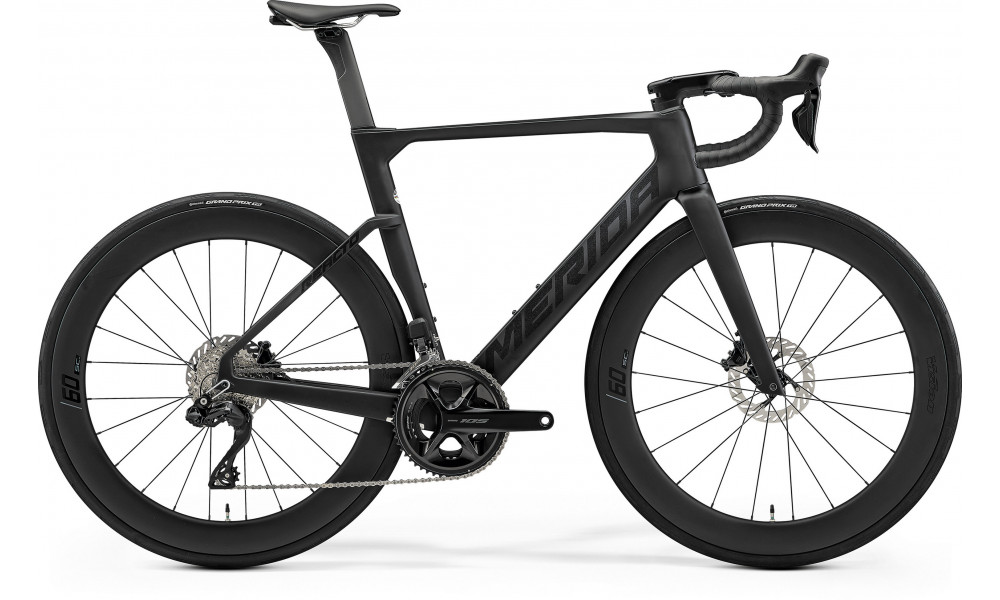 Polkupyörä Merida Reacto 6000 2026 silk black(glossy dark silver) 