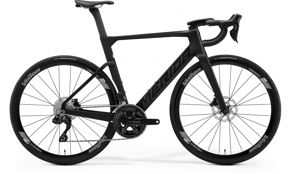 Polkupyörä Merida Reacto 5000 2026 silk black(glossy dark silver) 
