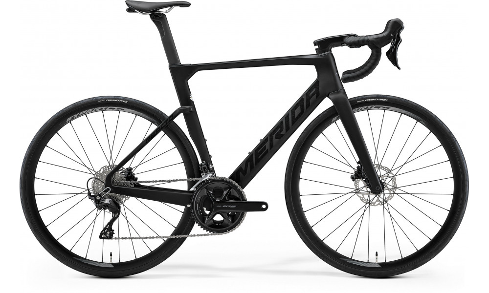 Polkupyörä Merida Reacto 4000 2026 silk black(glossy dark silver) 