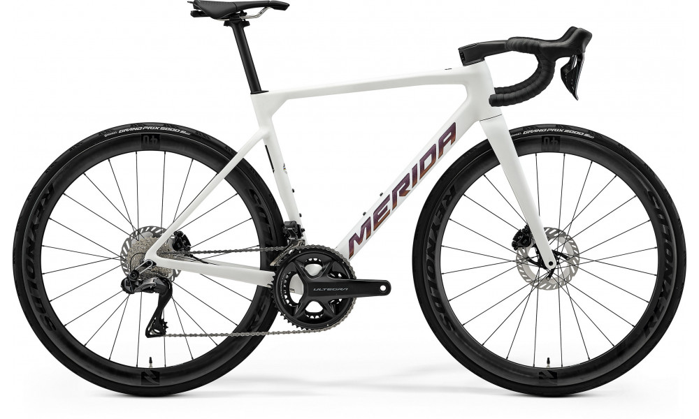 Polkupyörä Merida Scultura 8000 2026 matt white(rainbow purple) 