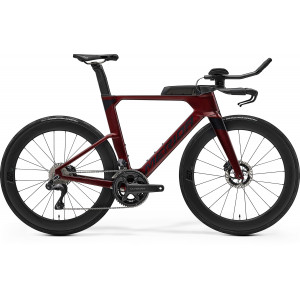 Polkupyörä Merida Time Warp TRI Limited 2026 burgundy red(black)