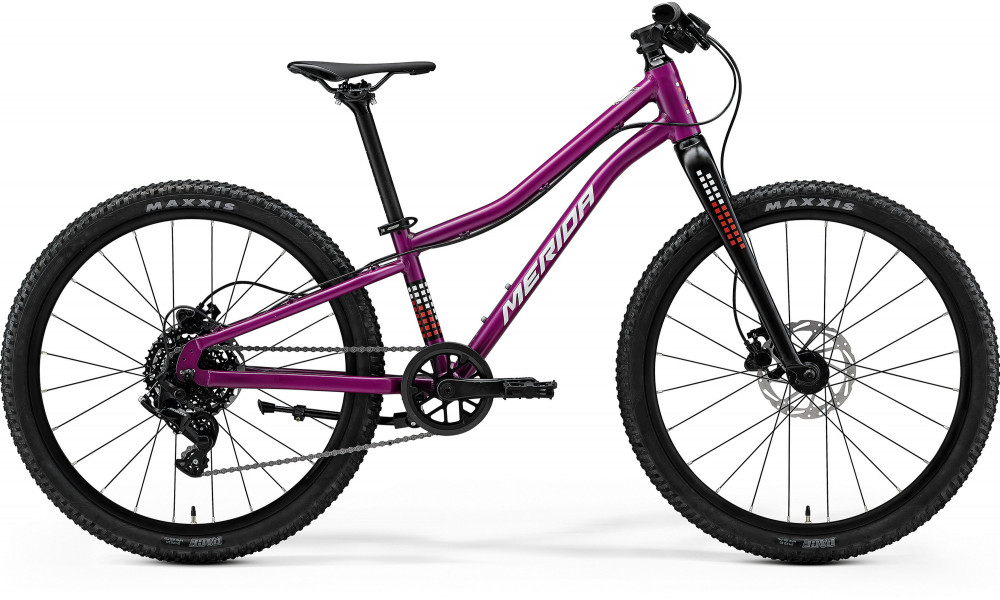 Polkupyörä Merida Matts J.24+ 2026 silk purple(wht/red/blk) 