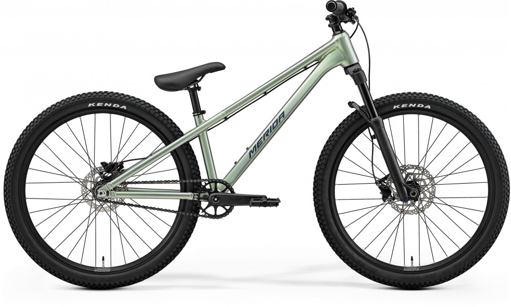 Polkupyörä Merida Dirt 500 2026 grey/green clear coat(silver) 