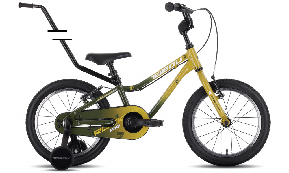 Polkupyörä Tabou Rocket FR 16 green-gold - 1