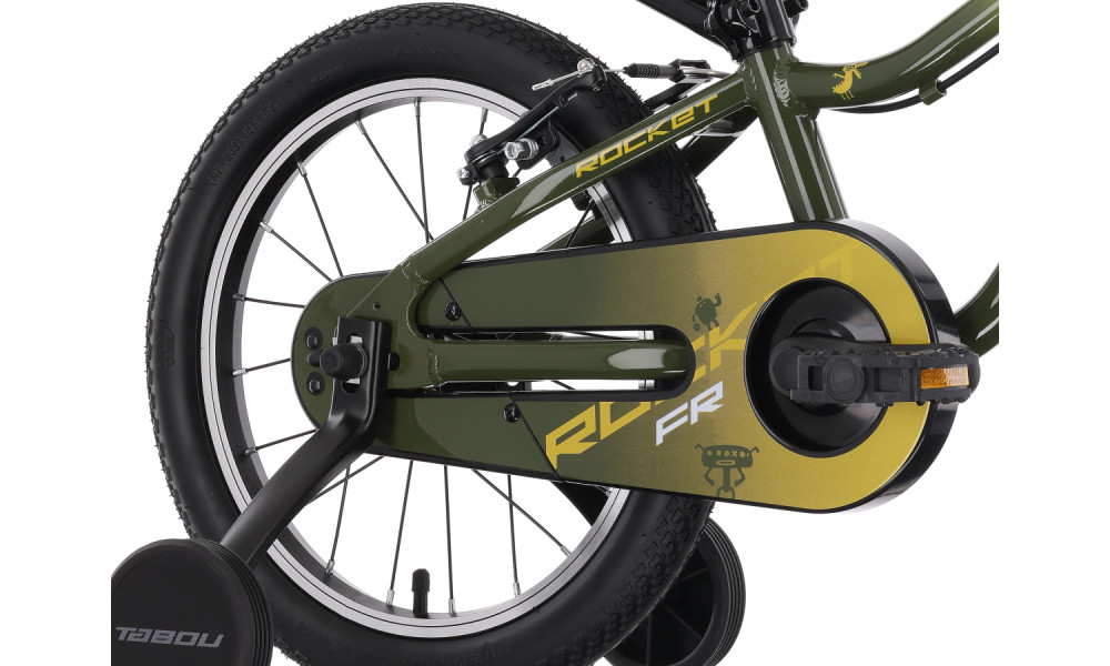 Polkupyörä Tabou Rocket FR 16 green-gold - 3