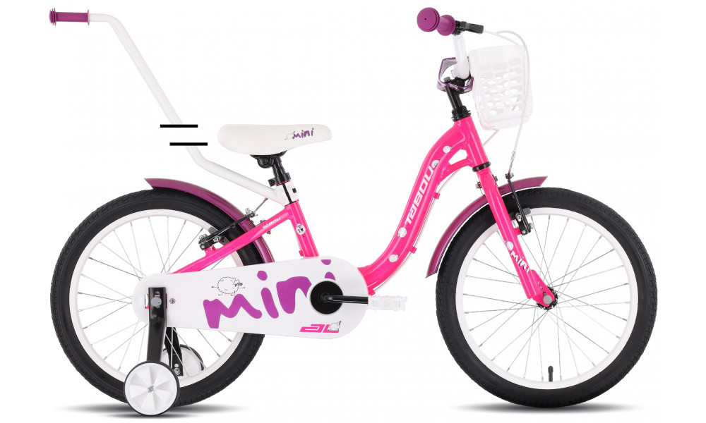 Polkupyörä Tabou Miss AL 18 pink-white - 1